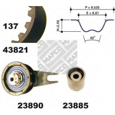 23815 MAPCO Комплект ремня грм