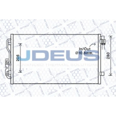 705M30 JDEUS Конденсатор, кондиционер