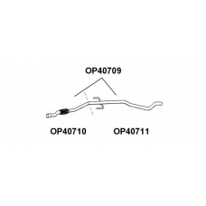 OP40710 VENEPORTE Ремонтная трубка, катализатор