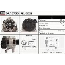 DRA3755 DELCO REMY Генератор