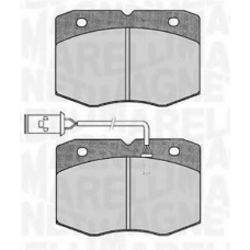 363916060475 MAGNETI MARELLI Комплект тормозных колодок, дисковый тормоз