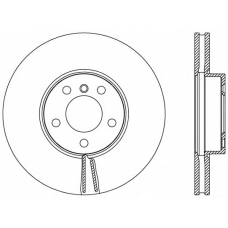 BDR2464.20 OPEN PARTS Тормозной диск