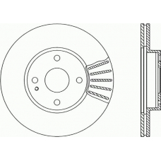 BDR1780.20 OPEN PARTS Тормозной диск