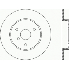 BDR1864.10 OPEN PARTS Тормозной диск