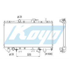 PA010734 KOYO P-tank corrugate-fin ass'y