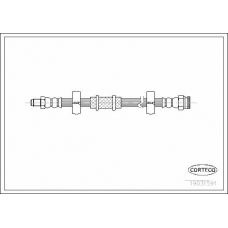 19031591 CORTECO Тормозной шланг