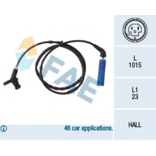 78039 FAE Датчик, частота вращения колеса