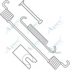 KIT983 APEC Комплектующие, тормозная колодка