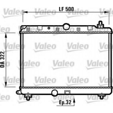 731820 VALEO Радиатор, охлаждение двигателя