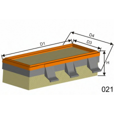 PM801 MISFAT Воздушный фильтр