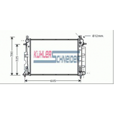 2002701 KUHLER SCHNEIDER Радиатор, охлаждение двигател