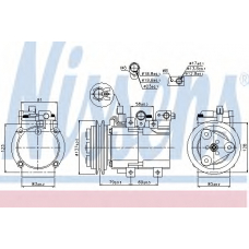 89282 NISSENS Компрессор, кондиционер