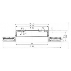 BDC4380 QUINTON HAZELL Тормозной диск