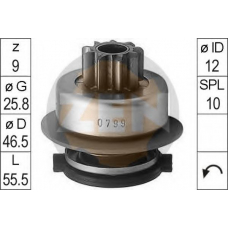 ZN0799 ERA Привод с механизмом свободного хода, стартер