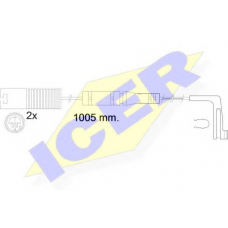 610537 E C ICER Сигнализатор, износ тормозных колодок