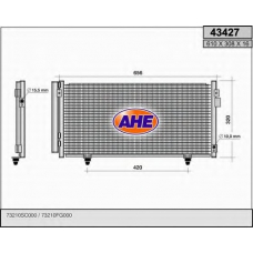 43427 AHE Конденсатор, кондиционер