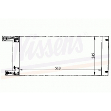 94111 NISSENS Конденсатор, кондиционер