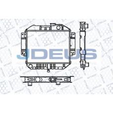 RA0160010 JDEUS Радиатор, охлаждение двигателя