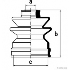 J2891008 HERTH+BUSS JAKOPARTS Комплект пылника, приводной вал