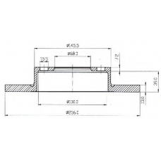 BDC3211 QUINTON HAZELL Тормозной диск