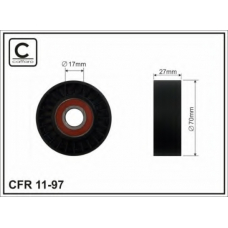 11-97 CAFFARO Натяжной ролик, поликлиновой  ремень