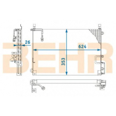 7004053 BEHR Condenser