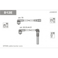 D12E JANMOR Комплект проводов зажигания