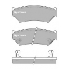 LVXL853 MOTAQUIP Комплект тормозных колодок, дисковый тормоз