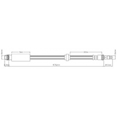 VBH499 MOTAQUIP Тормозной шланг