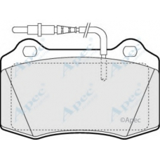 PAD994 APEC Комплект тормозных колодок, дисковый тормоз