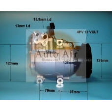 14-1017 AUTO AIR GLOUCESTER Компрессор, кондиционер