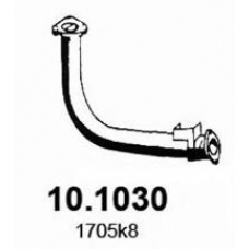 10.1030 ASSO Труба выхлопного газа