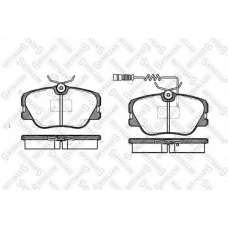 200 002B-SX STELLOX Комплект тормозных колодок, дисковый тормоз