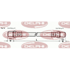LH2165 DELPHI Тормозной шланг