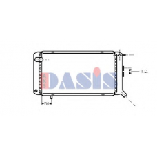 160090N AKS DASIS Радиатор, охлаждение двигателя
