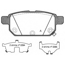 BPA1471.02 OPEN PARTS Комплект тормозных колодок, дисковый тормоз