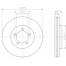 MDC884 MINTEX Тормозной диск