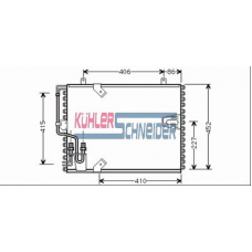 1421401 KUHLER SCHNEIDER Конденсатор, кондиционер