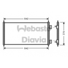 82D0226200MA WEBASTO Конденсатор, кондиционер