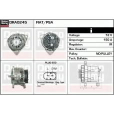 DRA0245 DELCO REMY Генератор