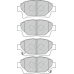 FDB4236 FERODO Комплект тормозных колодок, дисковый тормоз