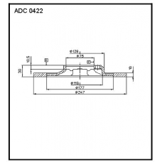 ADC 0422 Allied Nippon Гидравлические цилиндры