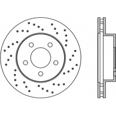 BDRS2167.25 OPEN PARTS Тормозной диск