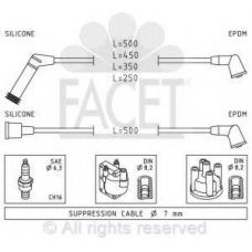 4.7112 FACET Ккомплект проводов зажигания