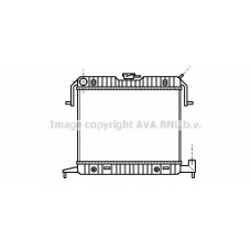 OLA2085 AVA Радиатор, охлаждение двигателя