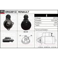 DRS3813 DELCO REMY Стартер