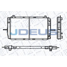 RA0120490 JDEUS Радиатор, охлаждение двигателя