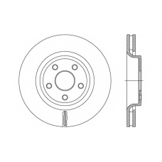 BDR2712.20 OPEN PARTS Тормозной диск