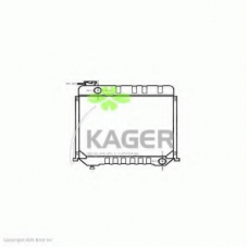 31-2493 KAGER Радиатор, охлаждение двигателя