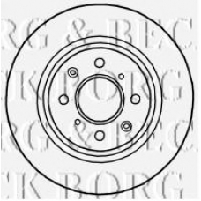 BBD4786 BORG & BECK Тормозной диск